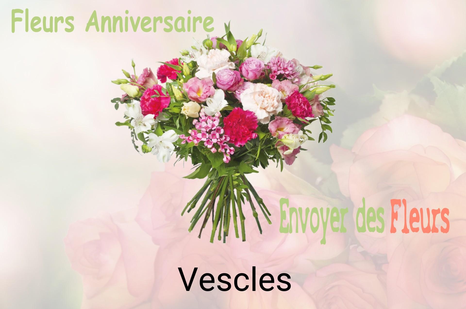 Bouquet de fleurs d’anniversaire livré à Vescles